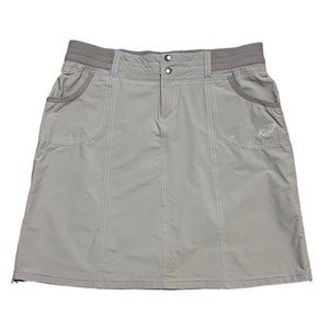 Kühl Durango Cinch Skirt In Taupe Sz 12